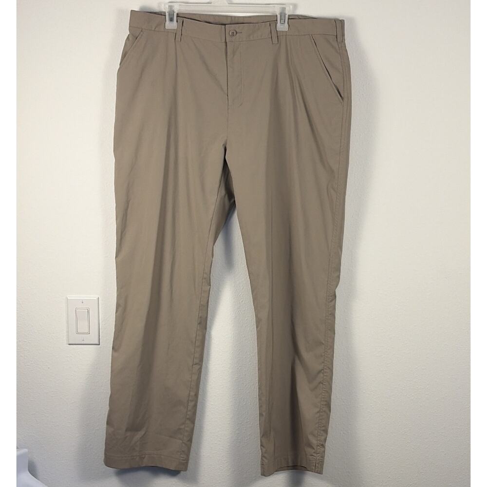 A|U|R Active Men's Tan Chino Pants 40 Regular Pockets Button Hiking